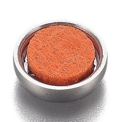 304 Stainless Steel Diffuser Locket Aromatherapy Essential Oil&nbsp;AJEW-N025-07P