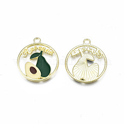 Alloy Enamel Pendants&nbsp;LS-ENAM-S126-114-A-RS
