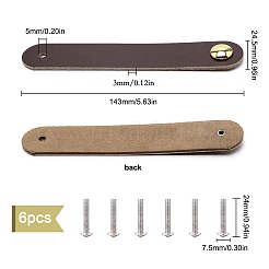 Leather Handle&nbsp;LS-DIY-WH0182-19B