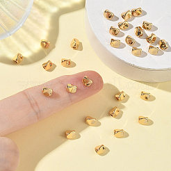 シェグレイスの真鍮ビーズ  カドミウムフリー＆ニッケルフリー＆鉛フリー  ナゲット  18KGP本金メッキ  5x4x4mm  穴：1.6mm&nbsp;XGRQ1A801-303G