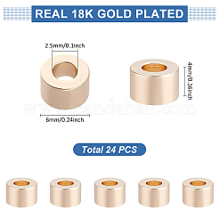 24Pcs Brass Beads&nbsp;KK-LP0001-46