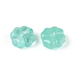 Transparent Spray Painted Glass Beads&nbsp;GLAA-N035-019-C04