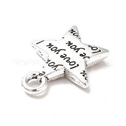 Tibetan Style Alloy Charms&nbsp;PALLOY-M198-30AS