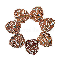 Natural Walnut Wood Pendants&nbsp;WOOD-CJ0001-28
