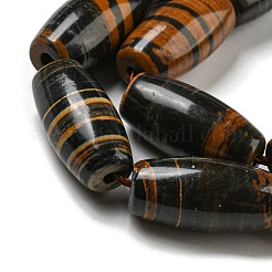 天然土壌オパールビーズ連売り  ライス  16x8mm  穴：1mm  約24個/連  15.39''（39.1センチメートル）&nbsp;G-G136-B01-01