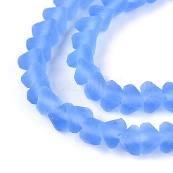 Frosted Transparent Glass Beads&nbsp;X1-GLAA-N016-4mm-05