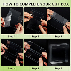 Square PVC Storage Gift Boxes&nbsp;CON-WH0095-103B