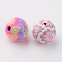 Handmade Polymer Clay Beads&nbsp;FM10mmY