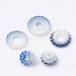 パール調アクリルビーズ  ベリービーズ  組み合わせビーズ  ラウンド  ミックスカラー  12mm  穴：1.5mm  約200個/袋&nbsp;OACR-T004-12mm-M