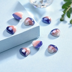 Opaque Glass Cabochons&nbsp;GGLA-S038-08A-7x7