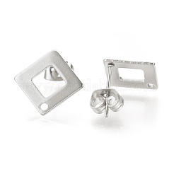 Tarnish Resistant 304 Stainless Steel Stud Earring Findings&nbsp;X-STAS-Q223-07A
