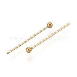 304 Stainless Steel Head Pins&nbsp;STAS-T065-18mm-20G