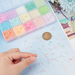 15 Stytles 12000 Pcs Glass Seed Beads&nbsp;SEED-HY0001-17C
