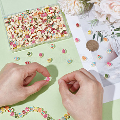 300Pcs Printed Handmade Polymer Clay Beads&nbsp;CLAY-UN0001-01