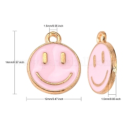 Alloy Enamel Charms&nbsp;X-ENAM-S121-165F-RS