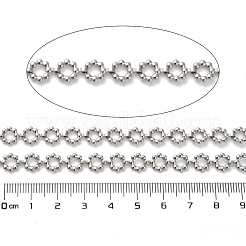 304 Stainless Steel Flower Link Chains&nbsp;CHS-A016-57P-A