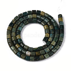 天然寿山翡翠ビーズ連売り  コラム  4~4.5x4.5~5mm  穴：1mm  約88~91個/連  15.16~15.35''（38.5~39センチメートル）&nbsp;G-T141-91B