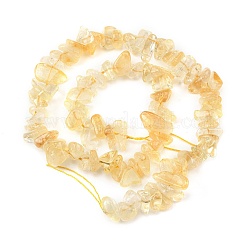 Heated Natural Citrine Beads Strands&nbsp;G-P622-A05-02