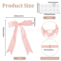 Cloth Bowknot Garland&nbsp;AJEW-WH20064-76C