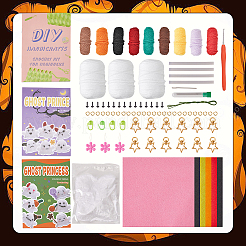1 Set Halloween Theme DIY Ghost Knitting Kits for Beginners&nbsp;DIY-SC0026-51