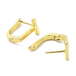 Brass Letter Stud Earrings for Women&nbsp;EJEW-A038-01T-G