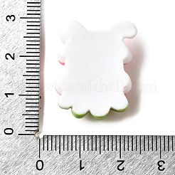 Deep Pink Cute Opaque Resin Cabochon&nbsp;CRES-I040-01E