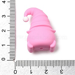 母の日シリコーンビーズ  焦点ビーズ  gnome  スミレ  30x19x17mm  穴：2mm&nbsp;SIL-D013-04D