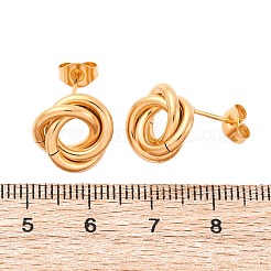 304 Stainless Steel Stud Earrings&nbsp;EJEW-L241-02G
