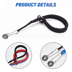 2Pcs 2 Style Polyester & Polypropylene Camera Wristband&nbsp;AJEW-CA0002-22