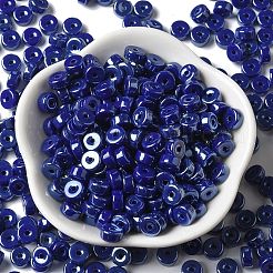 Opaque Colours Luster Glass Seed Beads&nbsp;SEED-E001-P3x6mm-A08