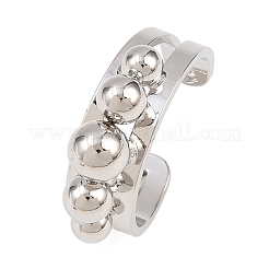Brass Cuff Rings for Women&nbsp;RJEW-Z113-17P