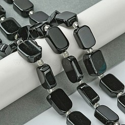Natural Obsidian Beads Strands&nbsp;G-C098-A11-01