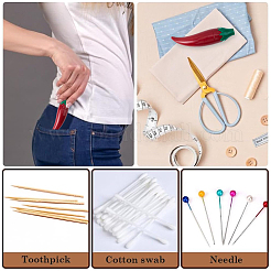 Chili Shape Plastic Needle Storage Case&nbsp;AJEW-WH20077-007