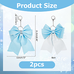 Cloth Keychian&nbsp;KEYC-WH0038-18B