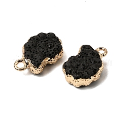 Dyed Synthetic Lava Rock Pendants&nbsp;G-P614-05G-02