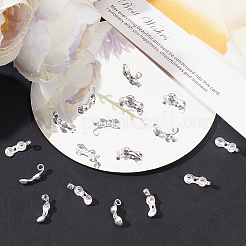 20Pcs 925 Sterling Silver Bead Tips&nbsp;STER-BBC0005-40S