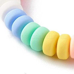 Handmade Polymer Clay Beads Stretch Bracelets for Kids&nbsp;BJEW-JB06487-01