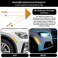 4 Sets 2 Styles Waterproof Epoxy Resin Reflective film Car Stickers&nbsp;FIND-GA0003-47B