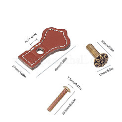 PU Leather Drawer Handles&nbsp;FIND-WH0052-49A