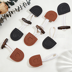 8Pcs 2 Colors Wood Buttons&nbsp;BUTT-GF0004-36