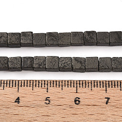 Natural Pyrite Beads Strands&nbsp;G-T140-37B