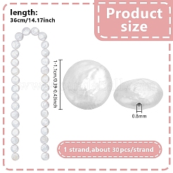 1 Strand Natural Keshi Pearl Beads Strands&nbsp;PEAR-HY0001-10