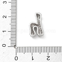 Brass Micro Pave Cubic Zirconia Pendants&nbsp;KK-A300-02P-H