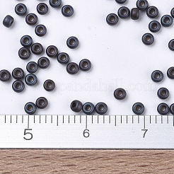 MIYUKIラウンドロカイユビーズ  日本製シードビーズ  （rr2007)マットメタリック銅レインボーアイリス  11/0  2x1.3mm  穴：0.8mm  約1100PCS /ボトル  10 G /ボトル&nbsp;SEED-JP0008-RR2007