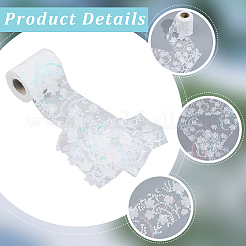 1 Roll Polyester Lace Trim&nbsp;HUDU-GF0001-01B