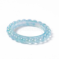 UV Plating Opaque Acrylic Beads Frames&nbsp;PACR-M003-03B