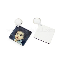 Sublimation Double-Sided Blank MDF Keychains&nbsp;LS-ZXFQ-PW0001-045