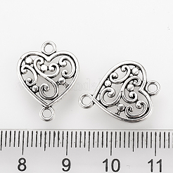 Tibetan Style Alloy Links connectors&nbsp;X-TIBE-Q077-09AS-RS