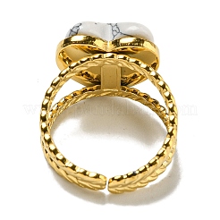 Ion Plating(IP) 304 Stainless Steel Open Cuff Rings&nbsp;RJEW-C079-20G-02