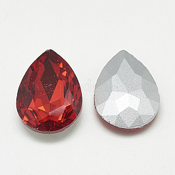 120Pcs 3 Style Pointed Back & Back Plated Glass Rhinestone Cabochons&nbsp;RGLA-SC0001-04